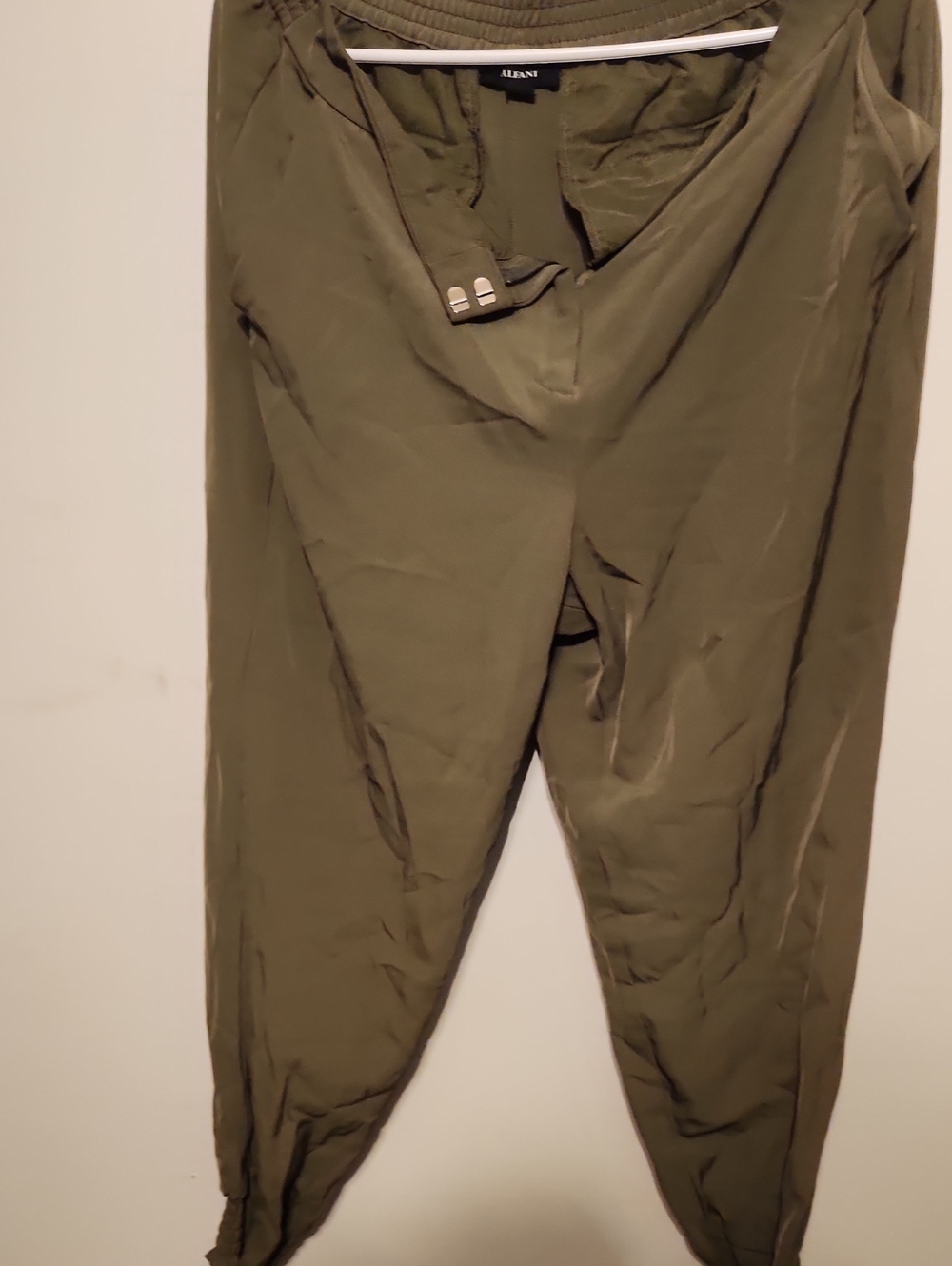 Alfani Women's Olive Stretch Chinos